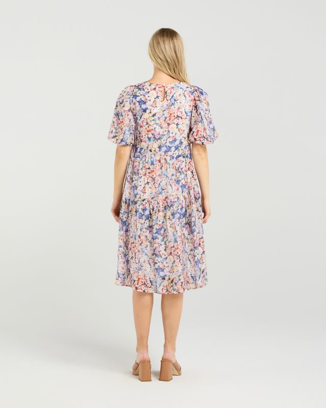 ET ALIA Becks Dress Poppy Patch