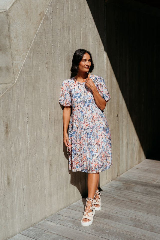 ET ALIA Becks Dress Poppy Patch