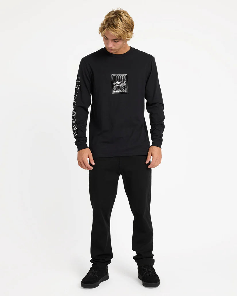 QUIKSILVER Blind Cast Long Sleeve Tee Black