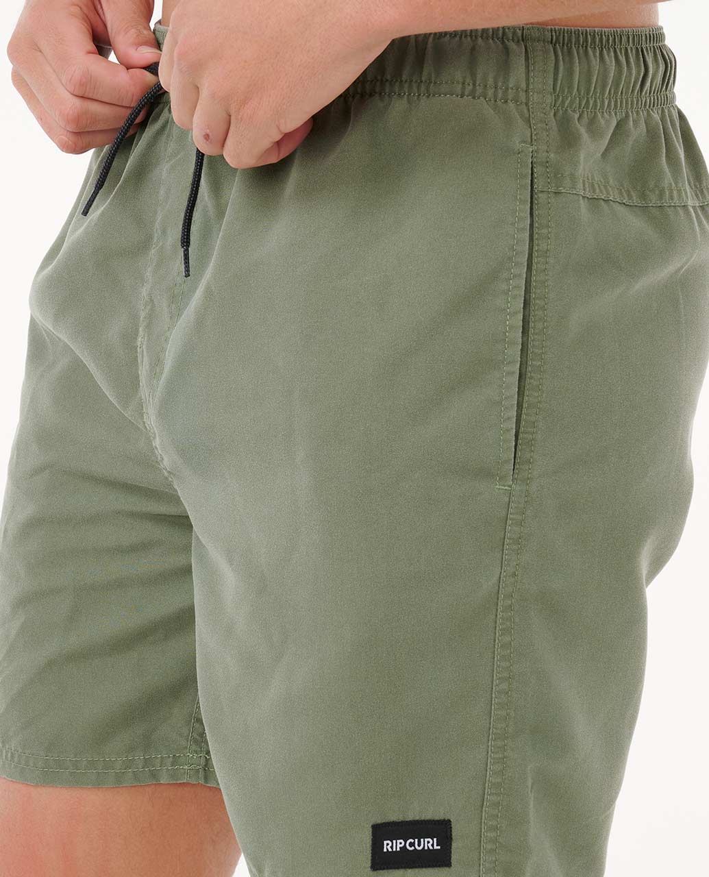 RIP CURL Bondi Volley Elastic Waist Short Cactus Green