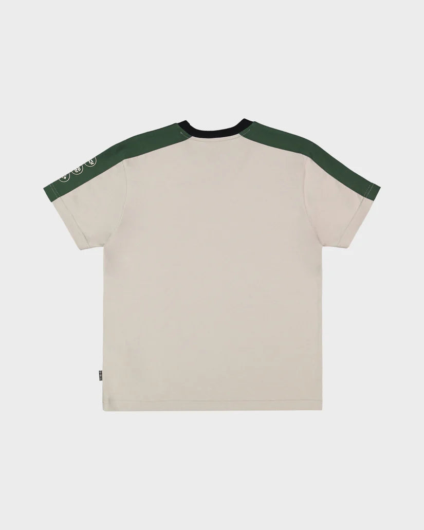 BILLABONG Boys Spec 73 Iconic Tee Silver 8-14 years