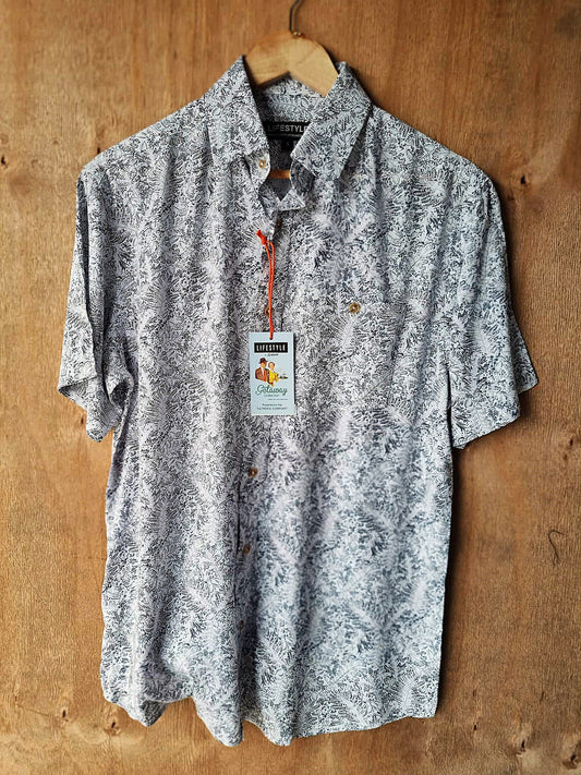 LICHFIELD Lifestyle Getaway Shirt White/Grey Print