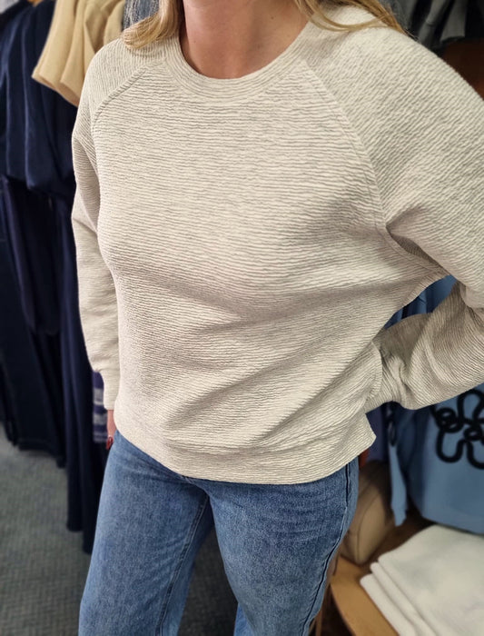 ZAFINA Zinnia Jumper Cream Marle