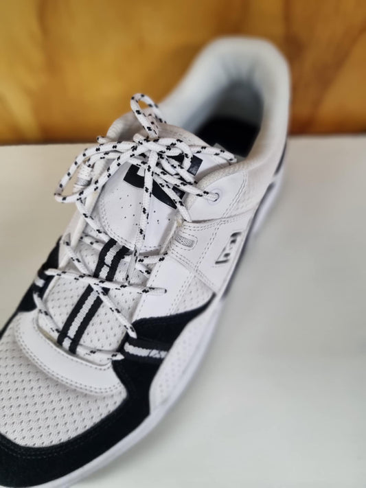 DC SHOES Construct Black White Sneaker Shoe