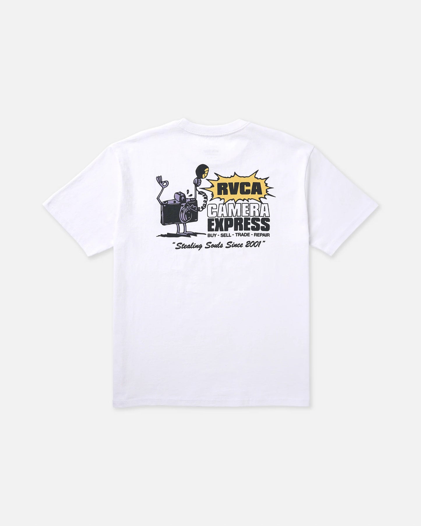 RVCA Camera Express Tee White