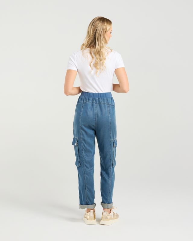 ET ALIA Carter Cargo Pant Dark Sapphire