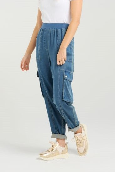 ET ALIA Carter Cargo Pant Dark Sapphire