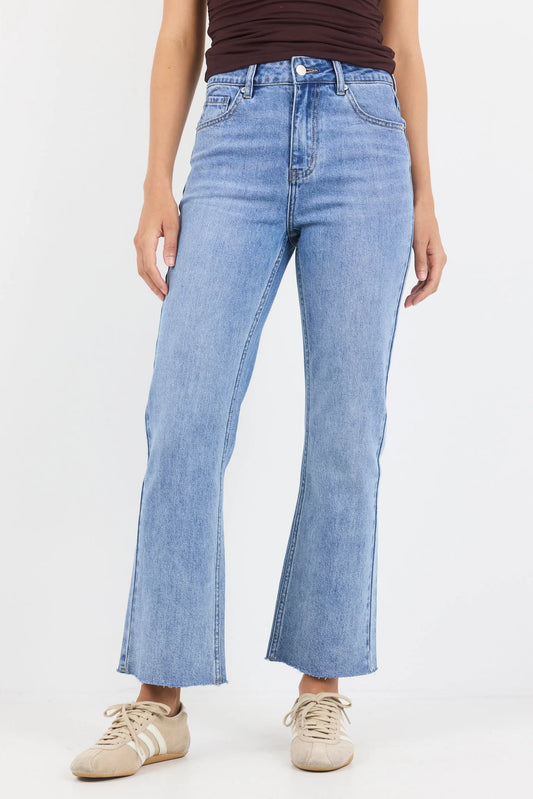 IVY + JACK Catalina 90s Kick Flare Crop Jean