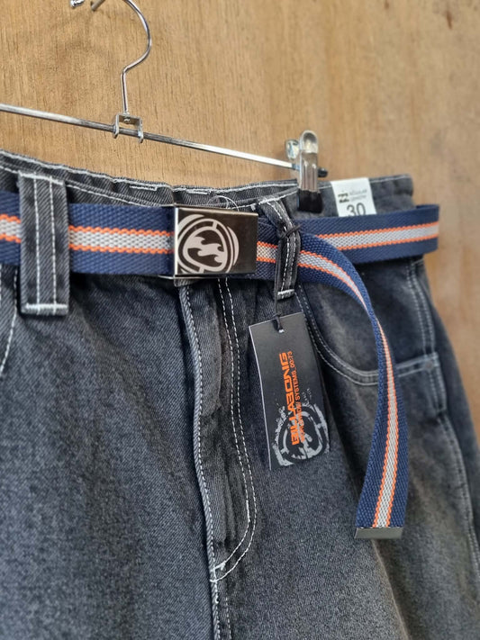 BILLABONG Spec 73 Cog Skate Belt Navy Orange