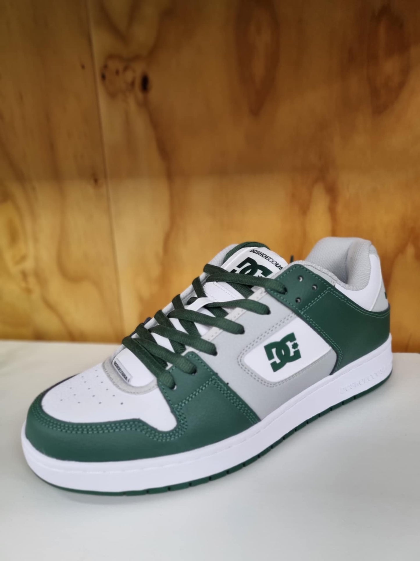 DC SHOES Manteca Green/Grey/White Shoe