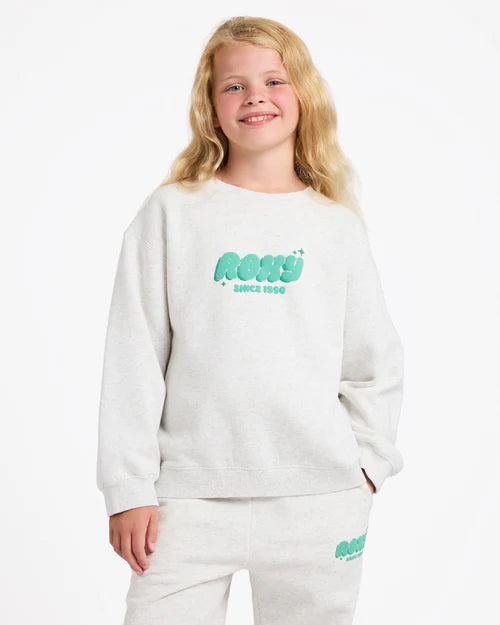 ROXY Girl Cruiser Crew Ash Heather 8-12 years
