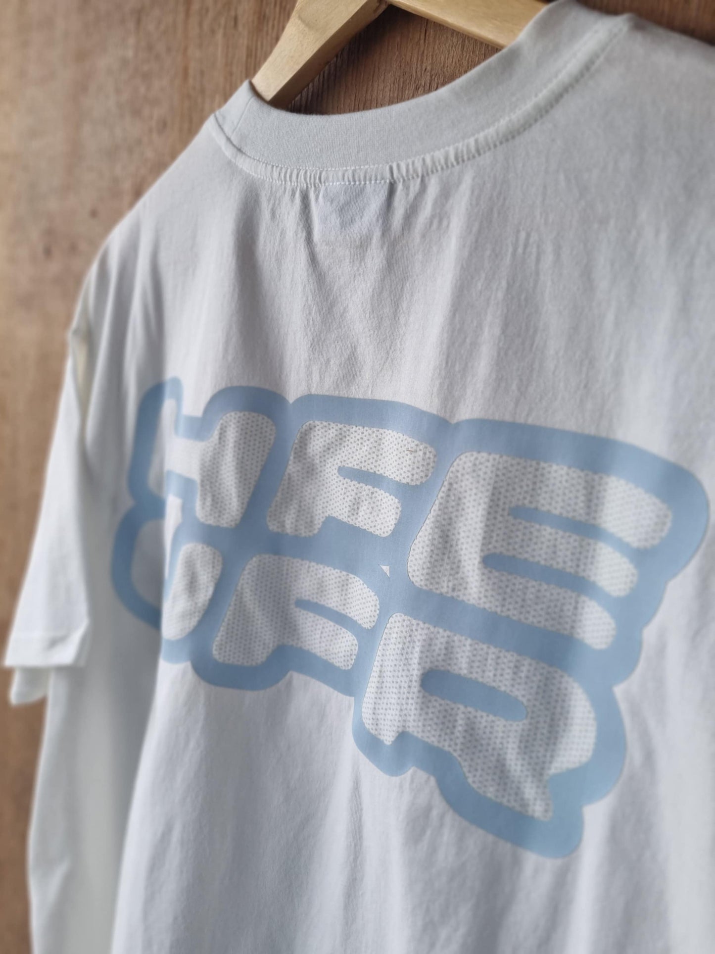 HUFFER Block Vert Tee Chalk