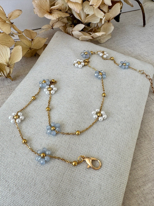 TWIGG JEWELLERY Daisy Something Blue Necklace