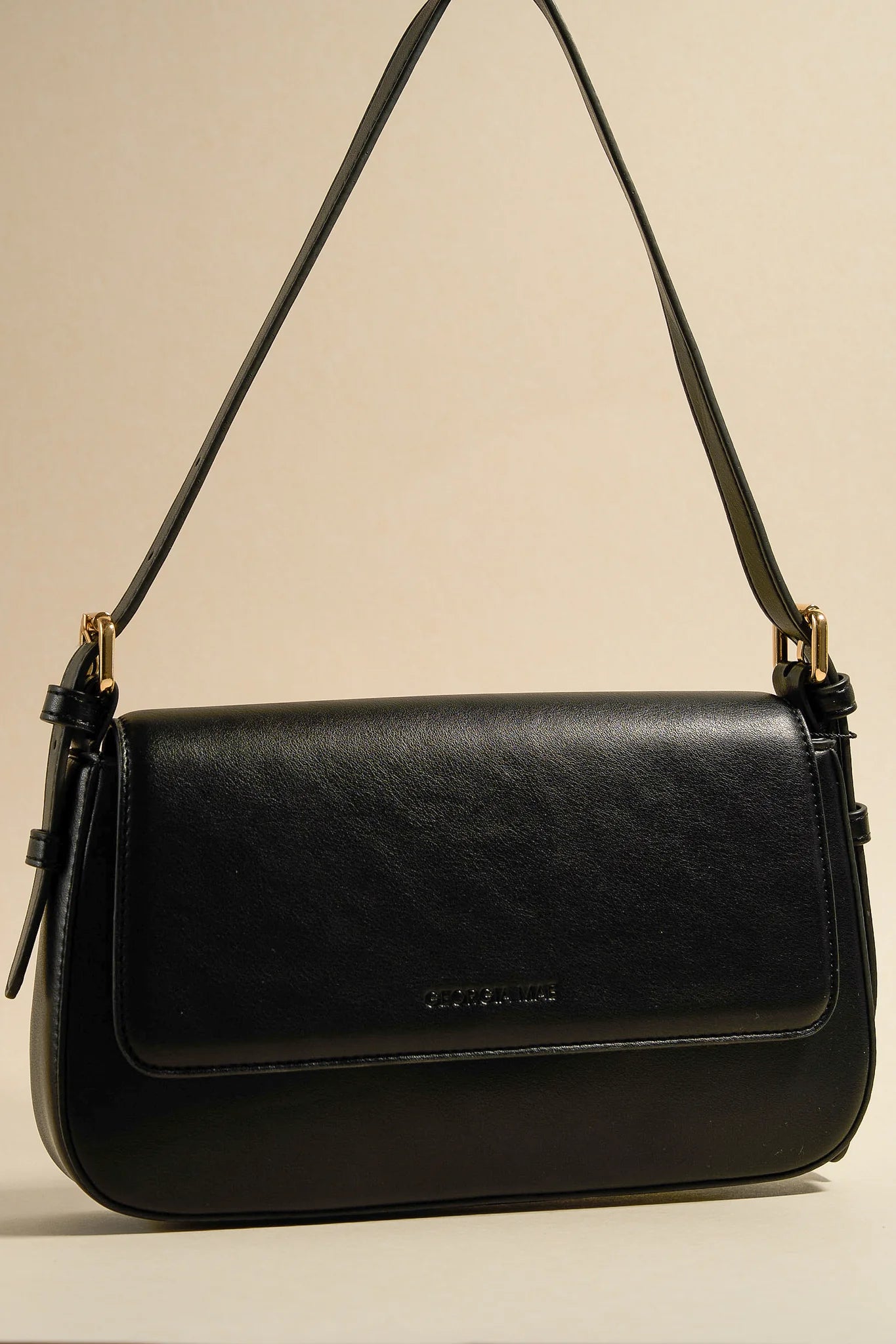 GEORGIA MAE Date Night Black Shoulder Bag