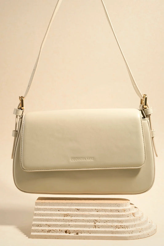 GEORGIA MAE Date Night Shoulder Bag Cream