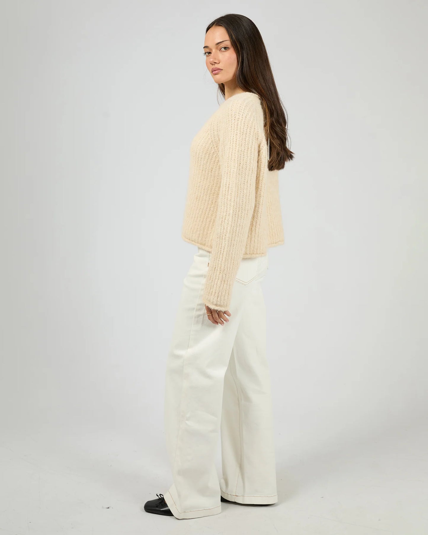 ALL ABOUT EVE Devon Cardigan Cream