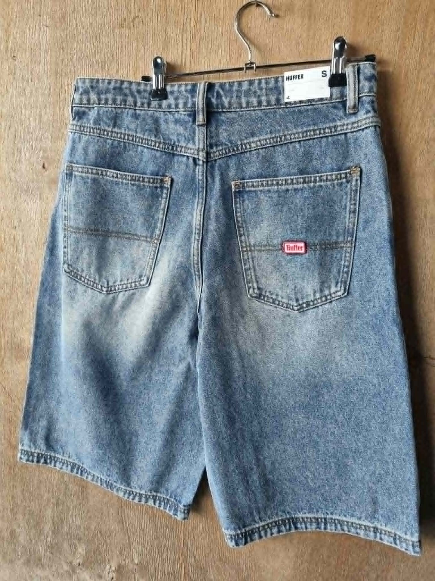 HUFFER X-Tra Baggy Denim Short Stable Wash