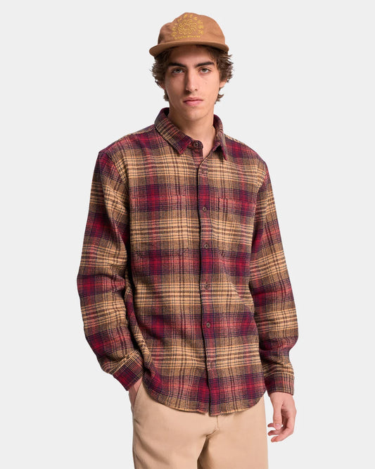 QUIKSILVER DNA Flannel Shirt Tabacco Check