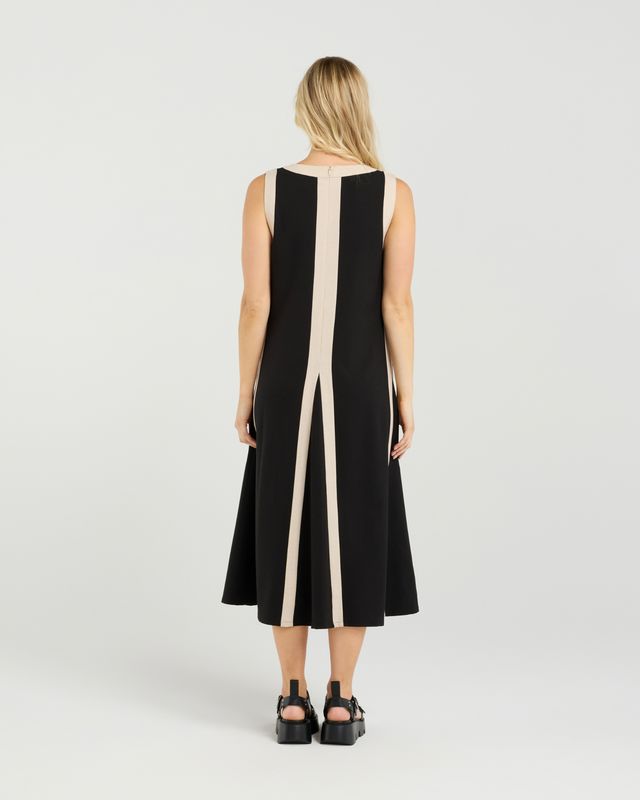ET ALIA Edie Dress Noir Lines