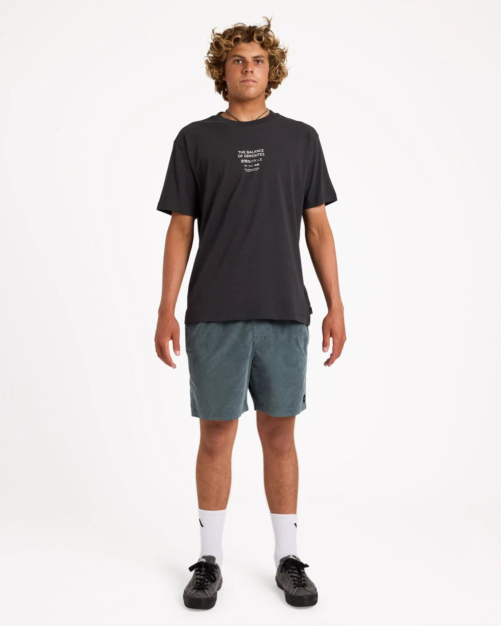 RVCA Escape Elastic Cord 17" Short Balsam Green