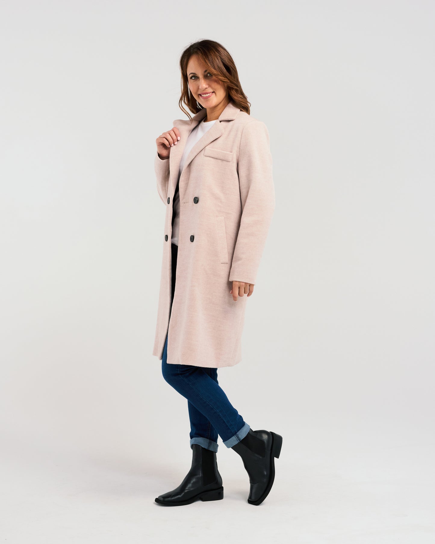 ZAFINA Felix Coat Beige