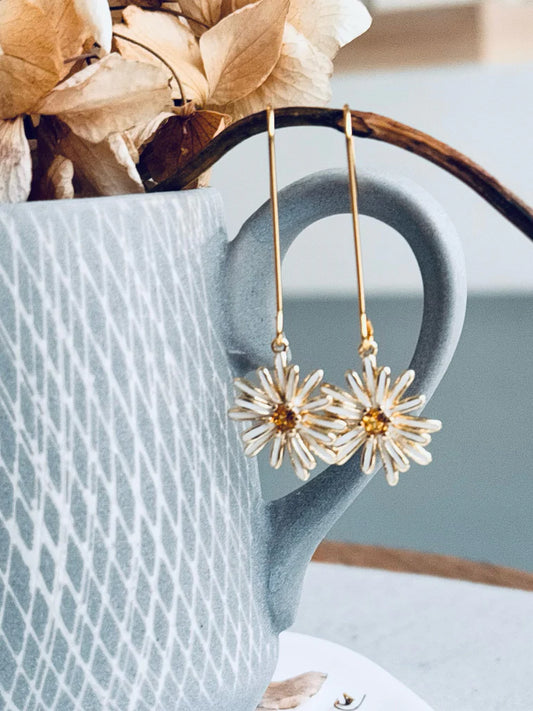 TWIGG JEWELLERY Fleur Daisy Earrings