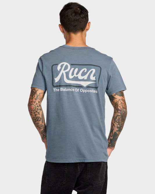 RVCA Frame Up Tee Vintage Navy