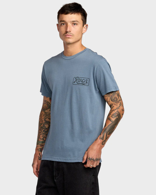 RVCA Frame Up Tee Vintage Navy
