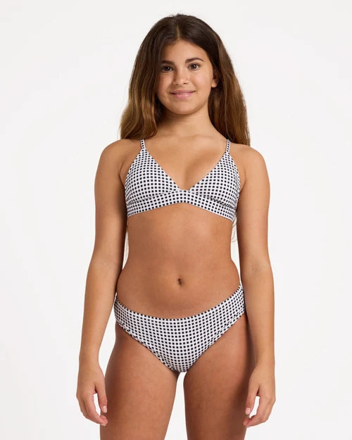 BILLABONG Girl Gingham Crush Triangle Bikini Set 8-14 years