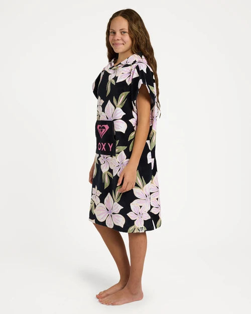 ROXY Girls Stay Magical Hooded Towel Of the Pacific Print