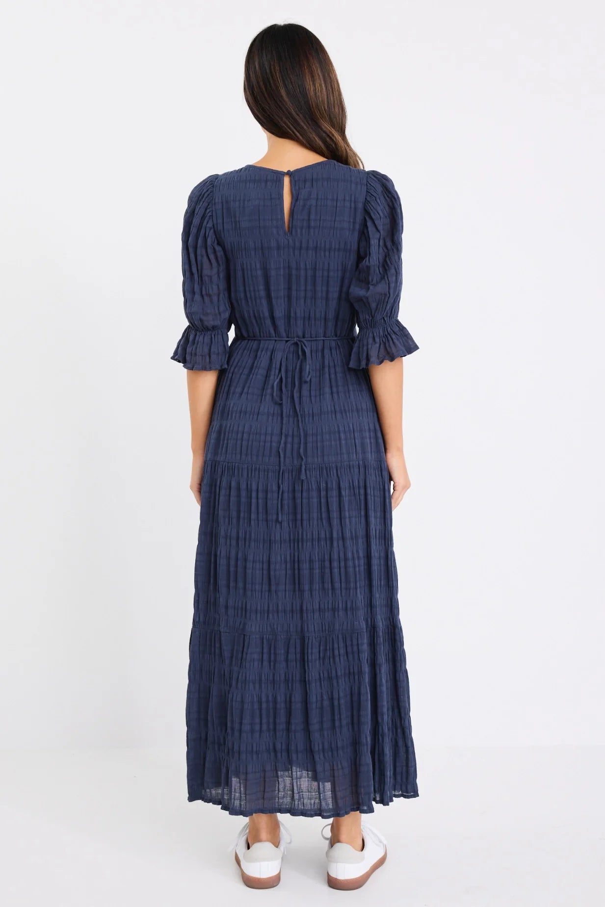 IVY + JACK Gratitude Bubble Navy Dress