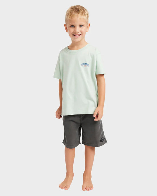 BILLABONG Groms Wax Arch Tee Seafoam 0-7 years