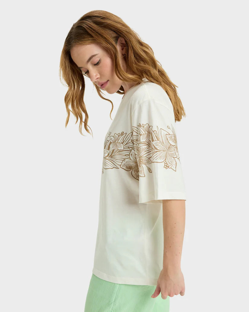 ROXY Hangloose Place Tee Egret
