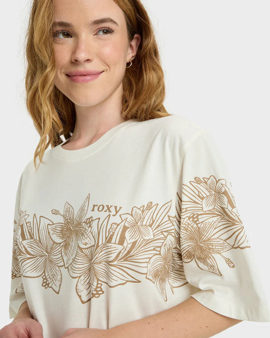 ROXY Hangloose Place Tee Egret