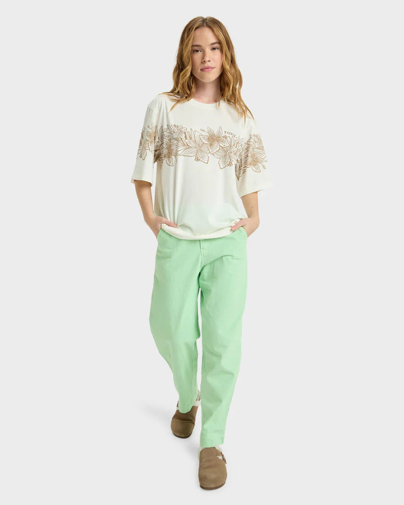 ROXY Hangloose Place Tee Egret