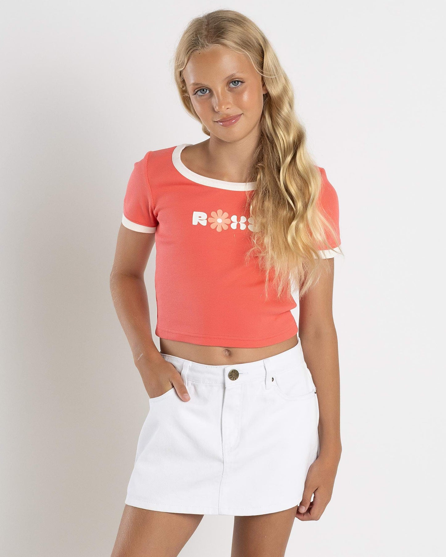 Roxy Girls Hey Yeah Yeah Tee 8 -14