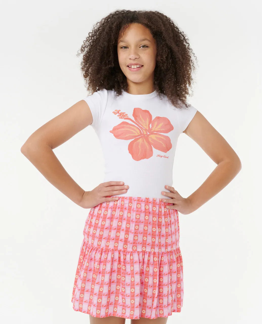RIP CURL Hibiscus Tee Girl 8-14 years