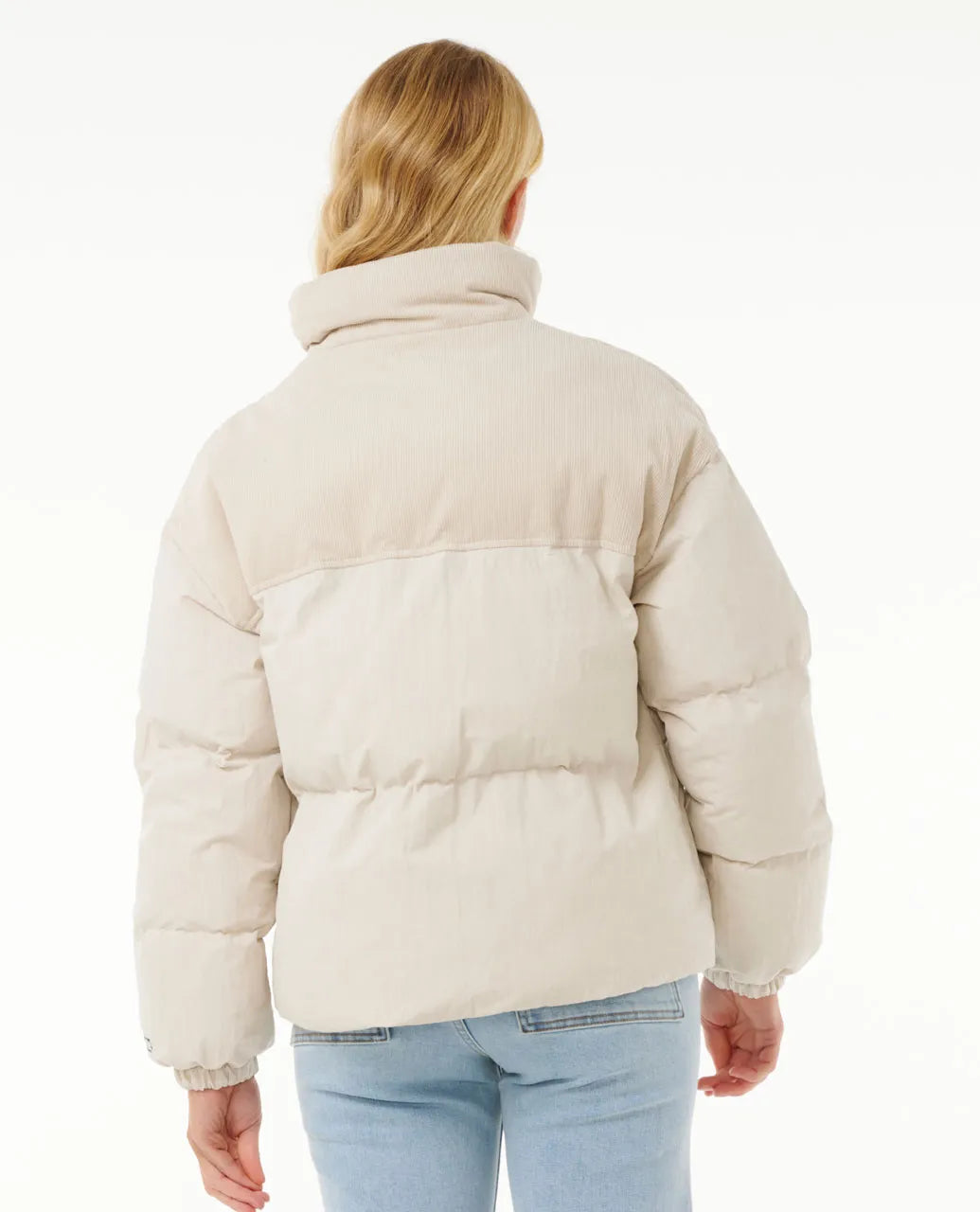 Rip Curl High Tide Mixed Cord Jacket Off White
