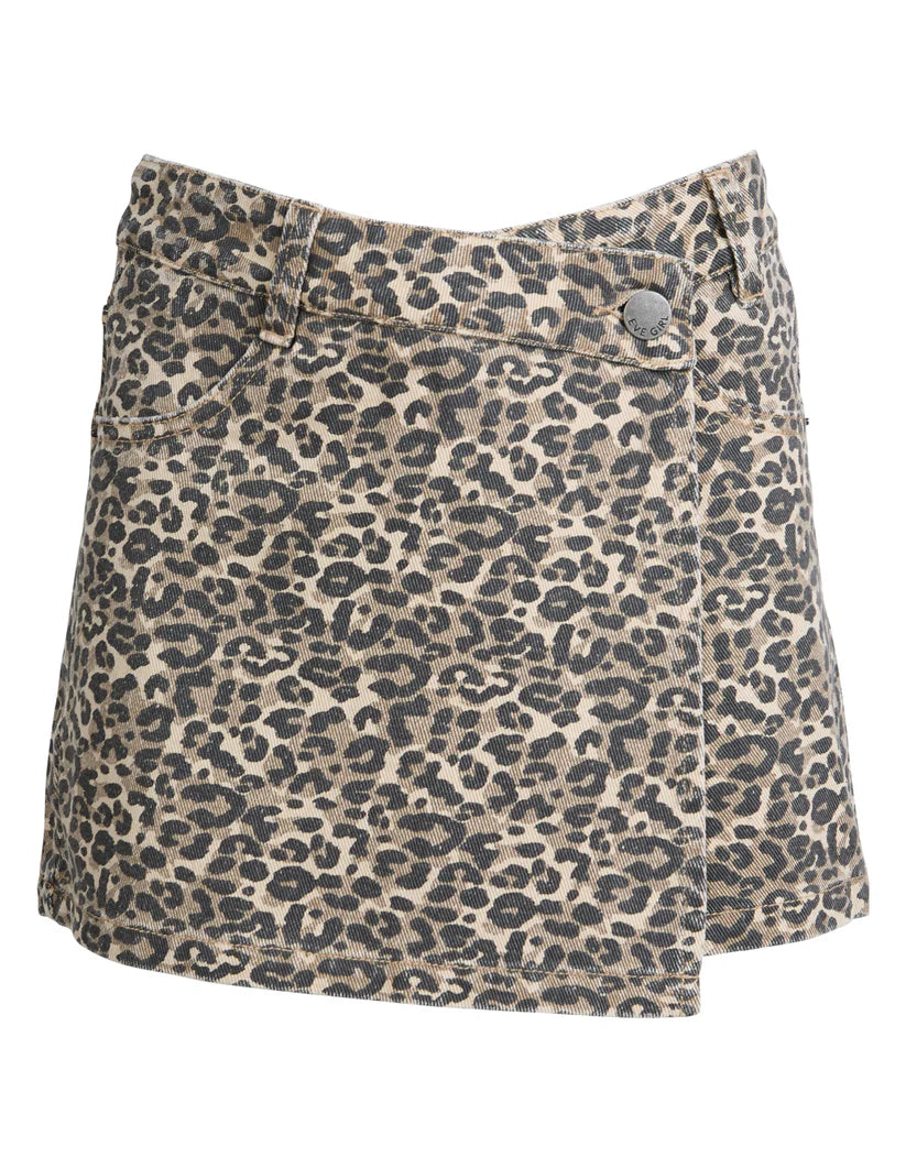 EVE GIRL Holly Leopard Skort Girls 8-14 years