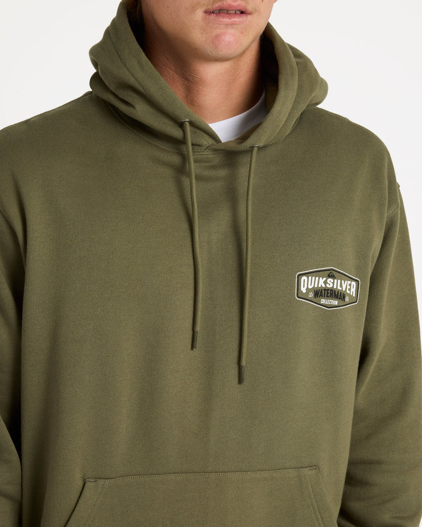 QUIKSILVER Hook Pullover Hoodie Olive