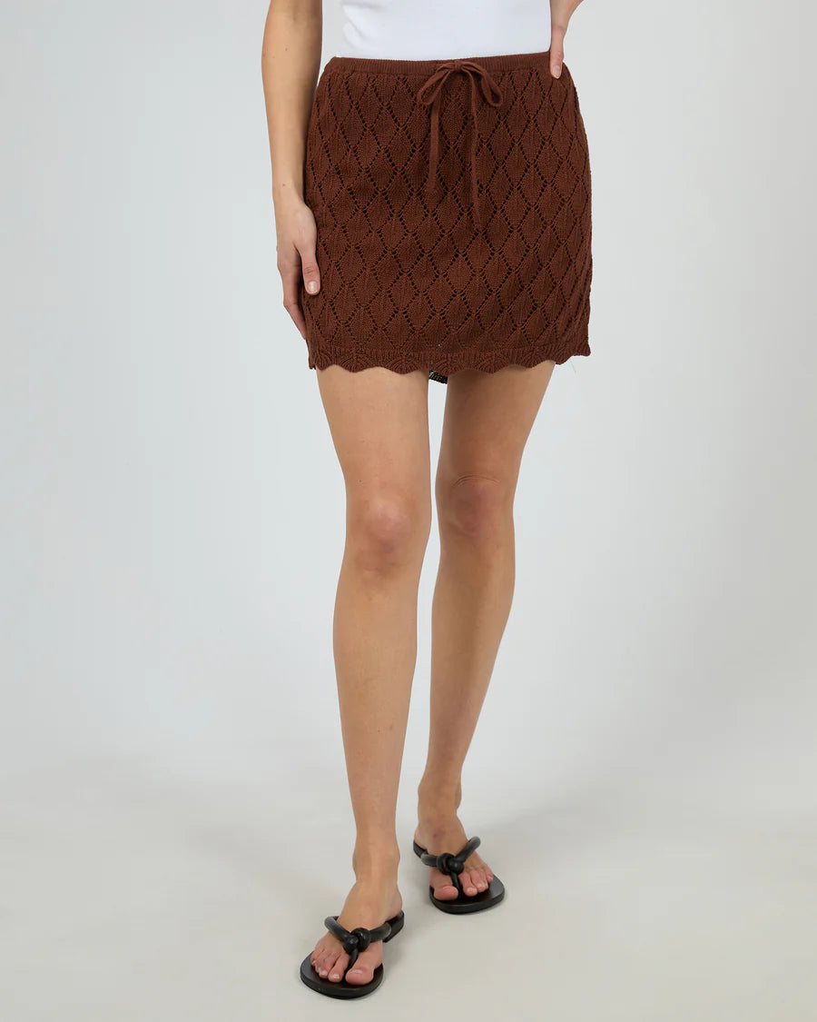 Silent Theory Hunter Mini Skirt Brown