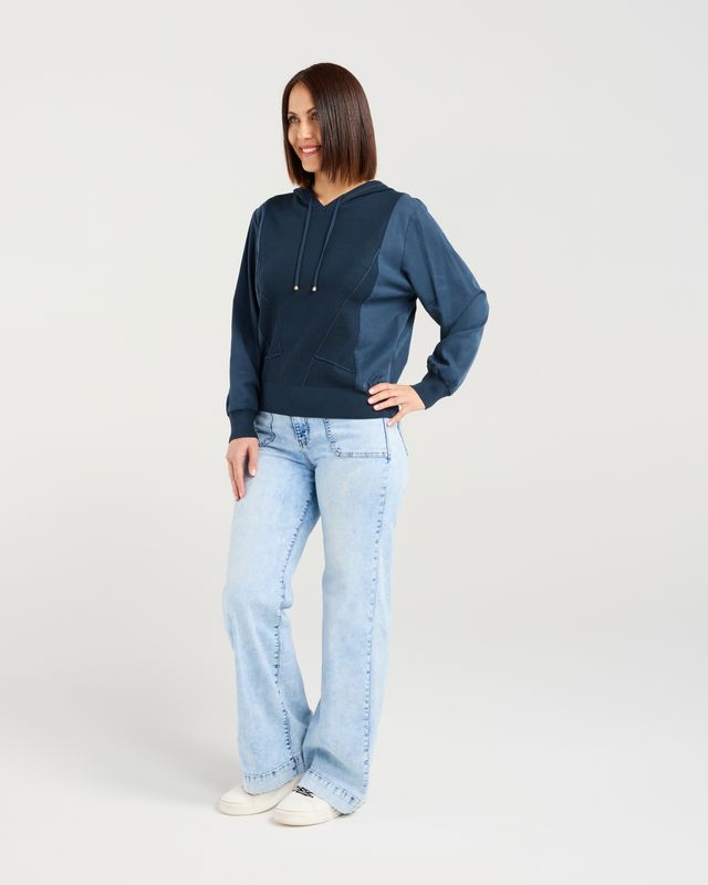 SEDUCE Juno Sweater Knit Top Ink