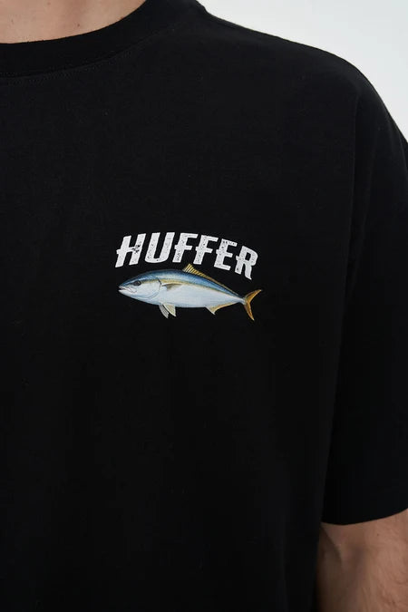 HUFFER King Pin Block Tee Black