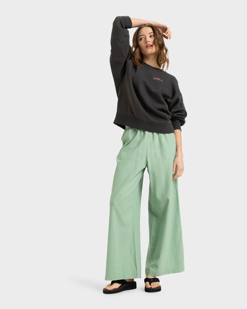 ROXY Lineup Crew Neck Sweatshirt Phantom