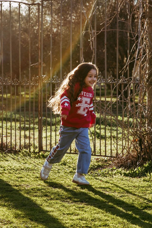 EVE GIRL Superstar Crew Sweatshirt 3-7 years