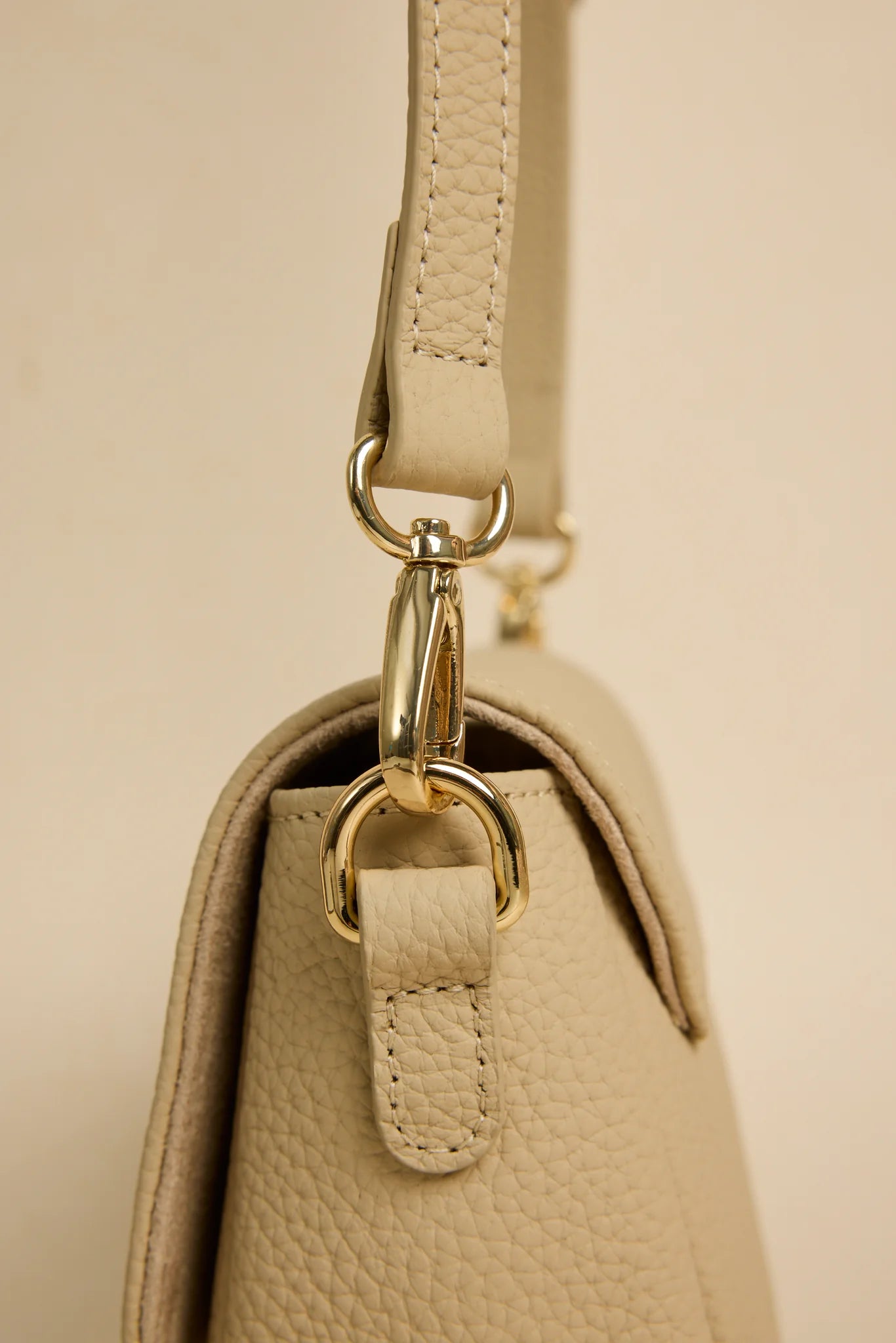 AMONG THE BRAVE London Shell Leather Small Crossbody Handbag