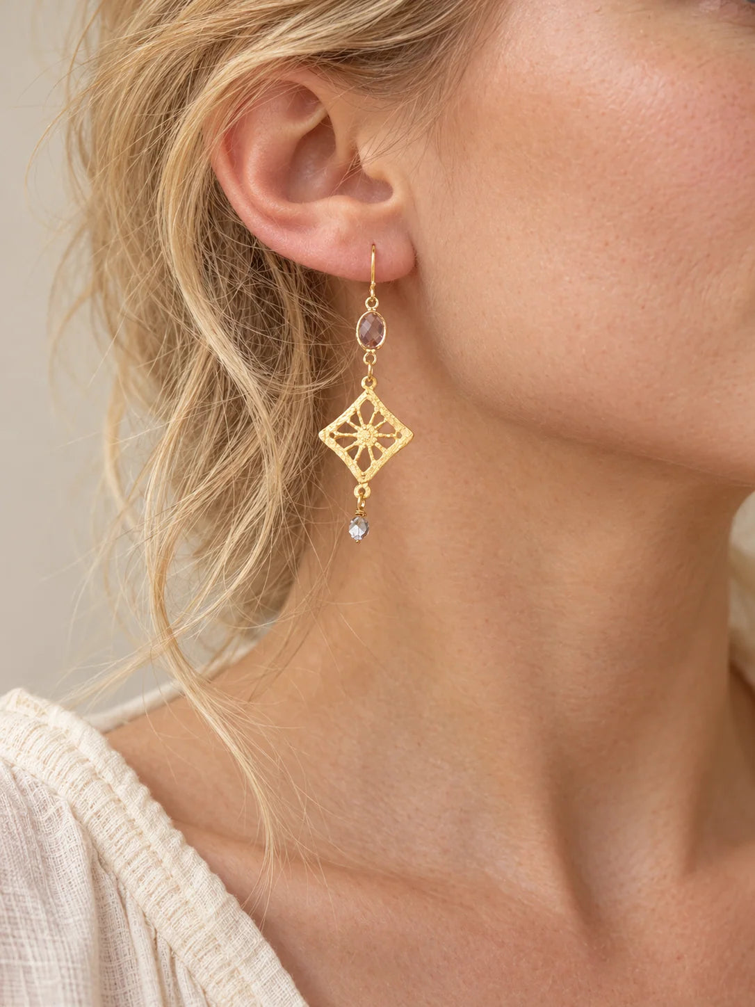 TWIGG JEWELLERY Lottie Whimsical Drop Earrings