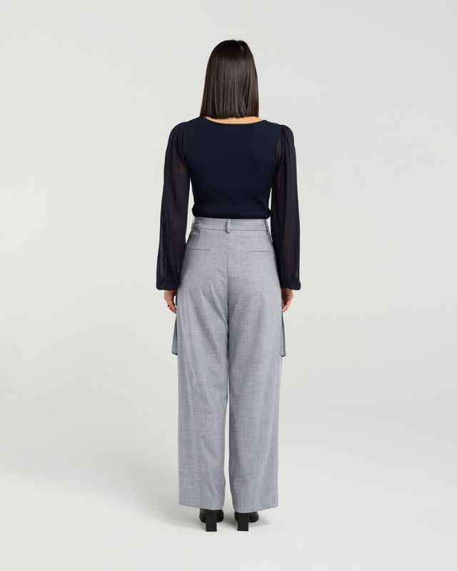ET ALIA Lucy Knit Top Ink