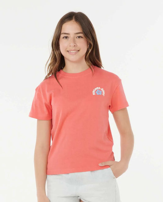 RIP CURL Luxe Surf Relaxed Tee Girls 8-14 years