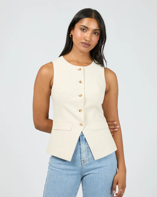 ALL ABOUT EVE Mavis Vest Natural